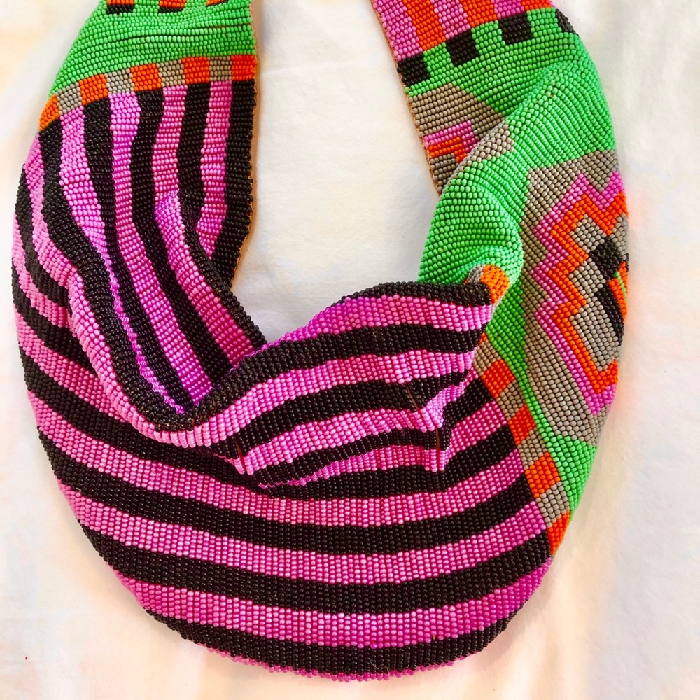 Mignonne Gavigan Aztec bead necklace (retail $795)